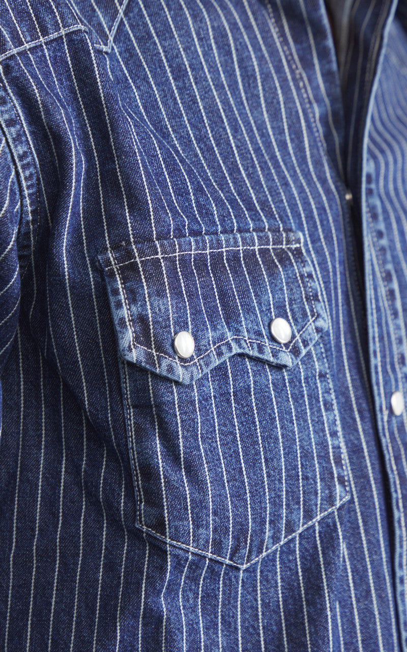 Tellason Cowboy Shirt Wabash Blue