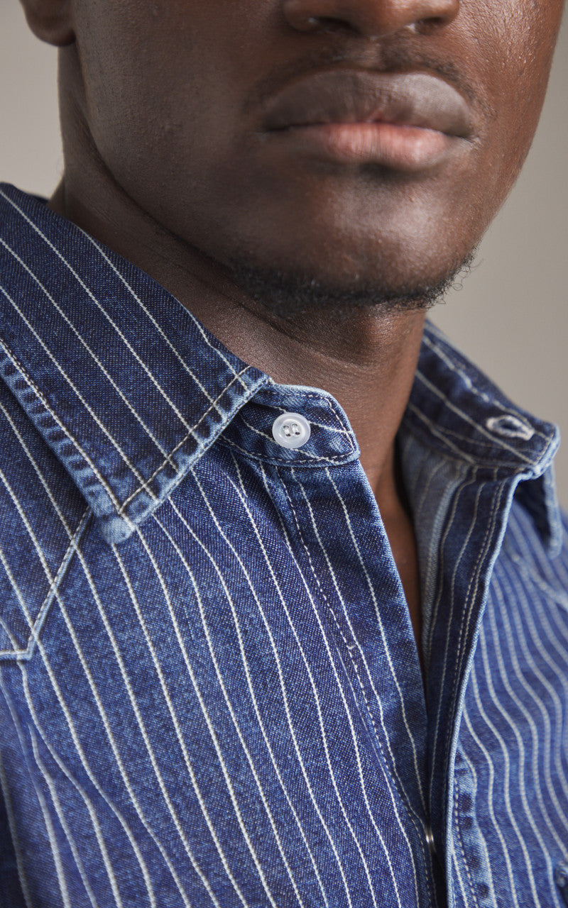 Tellason Cowboy Shirt Wabash Blue