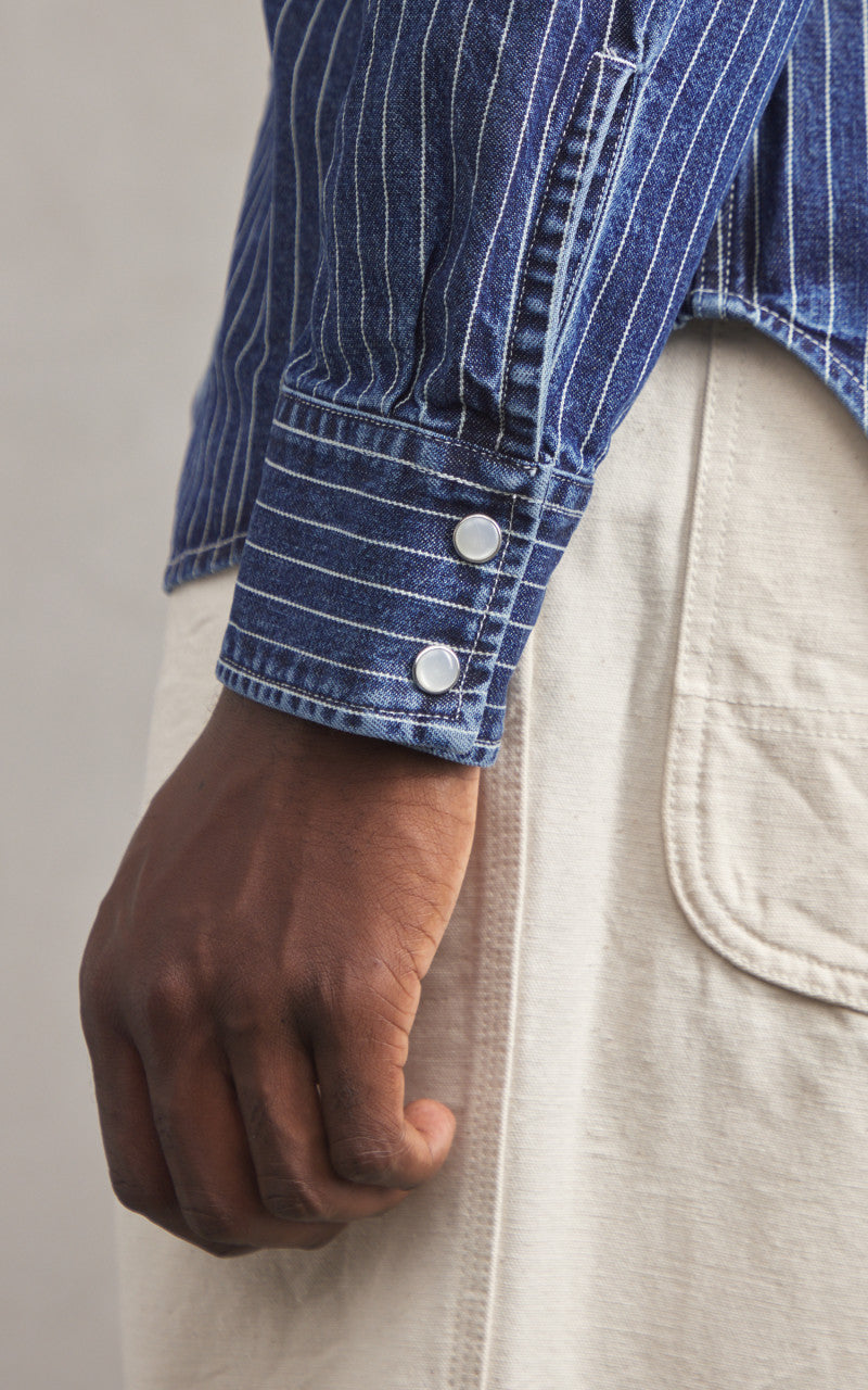 Tellason Cowboy Shirt Wabash Blue