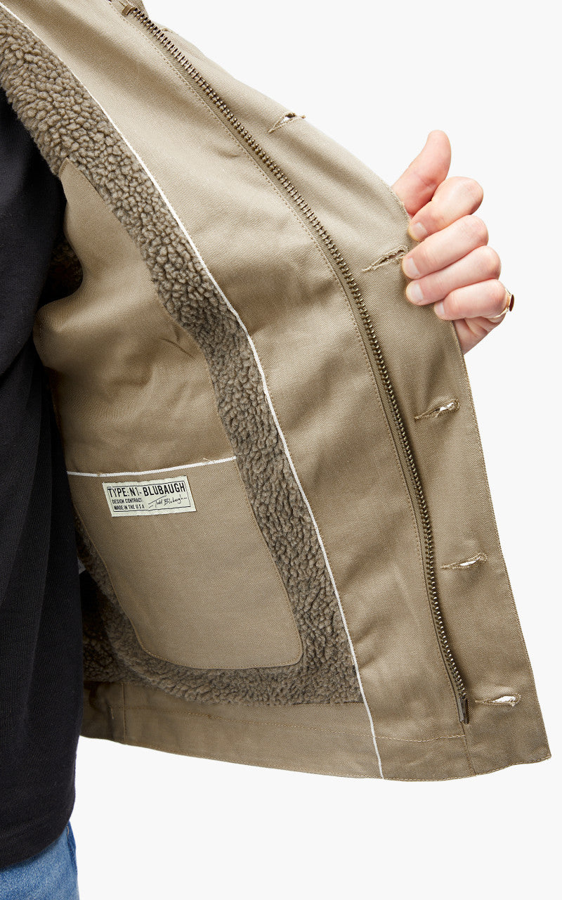 Tellason x Blubaugh N1 Deck Jacket Khaki