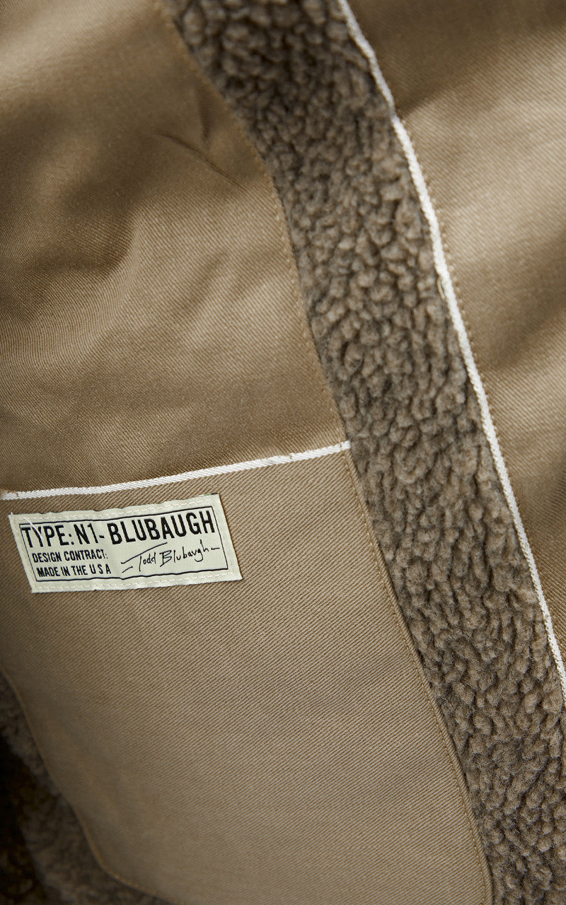 Tellason x Blubaugh N1 Deck Jacket Khaki