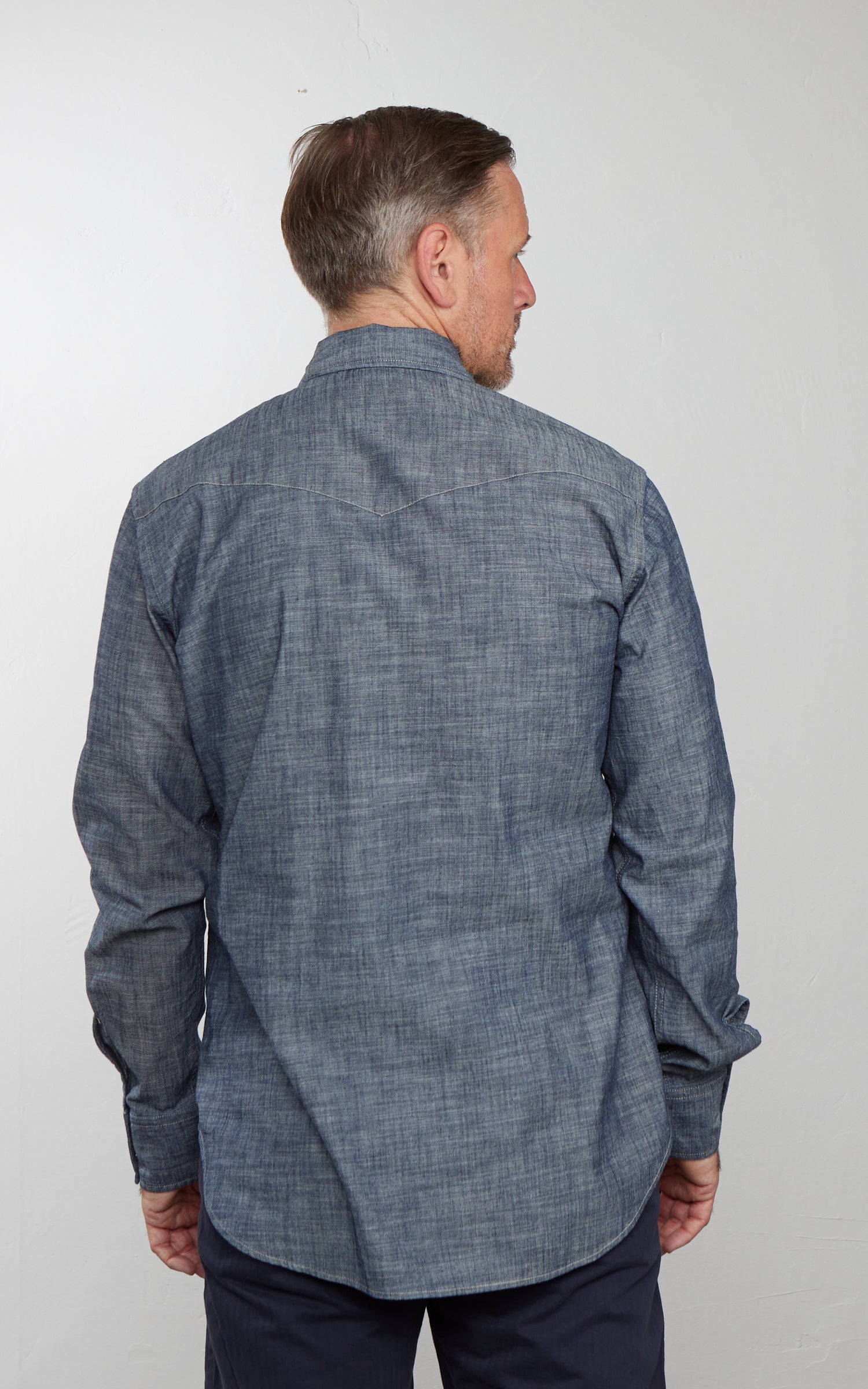 Tellason Cowboy Shirt New Chambray Blue