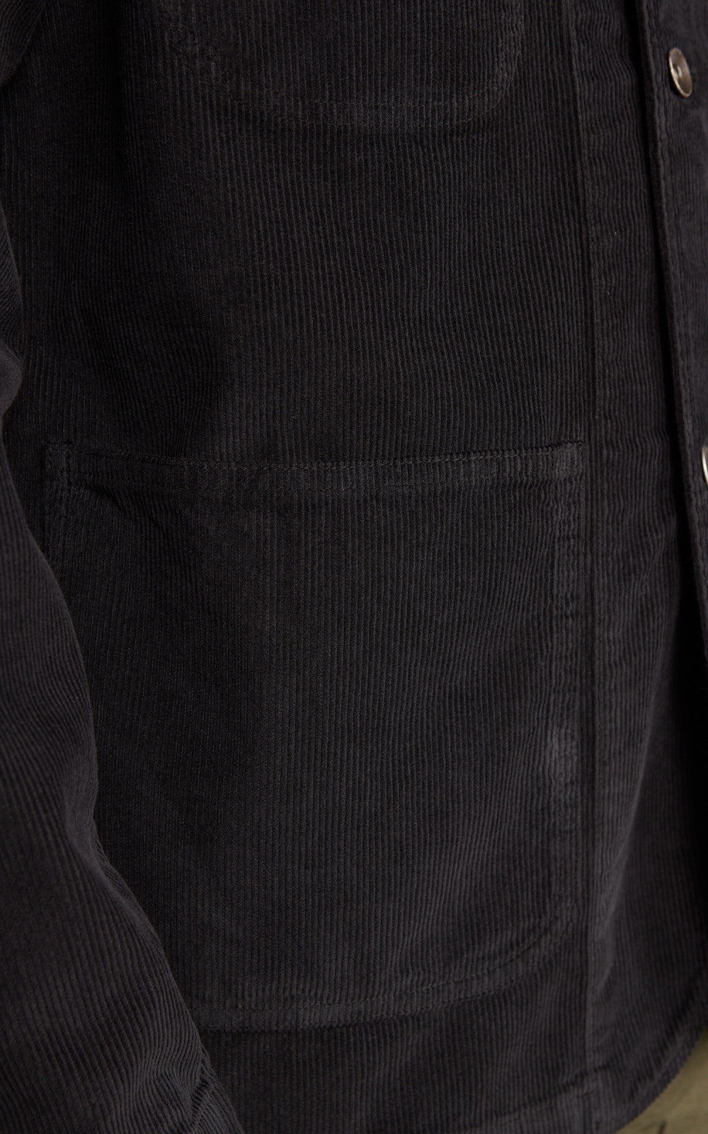 Tellason Baker Jacket Vell Millerighe Corduroy Black