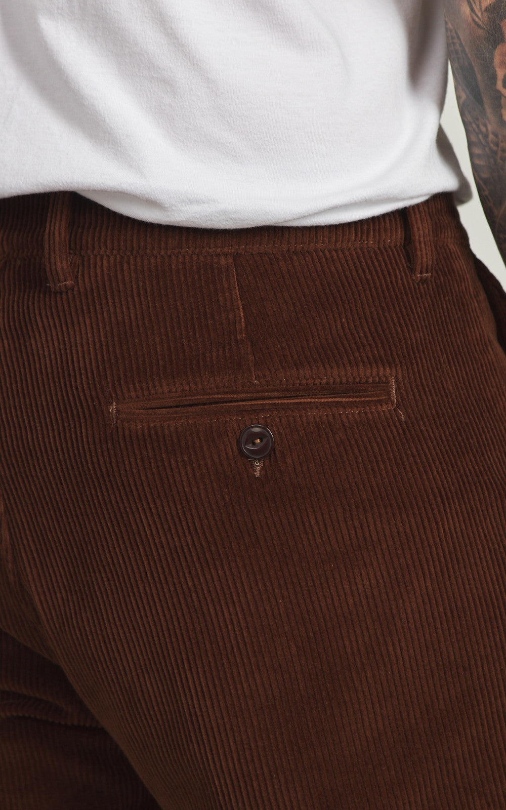Tellason Chino Kindermann Corduroy Brown