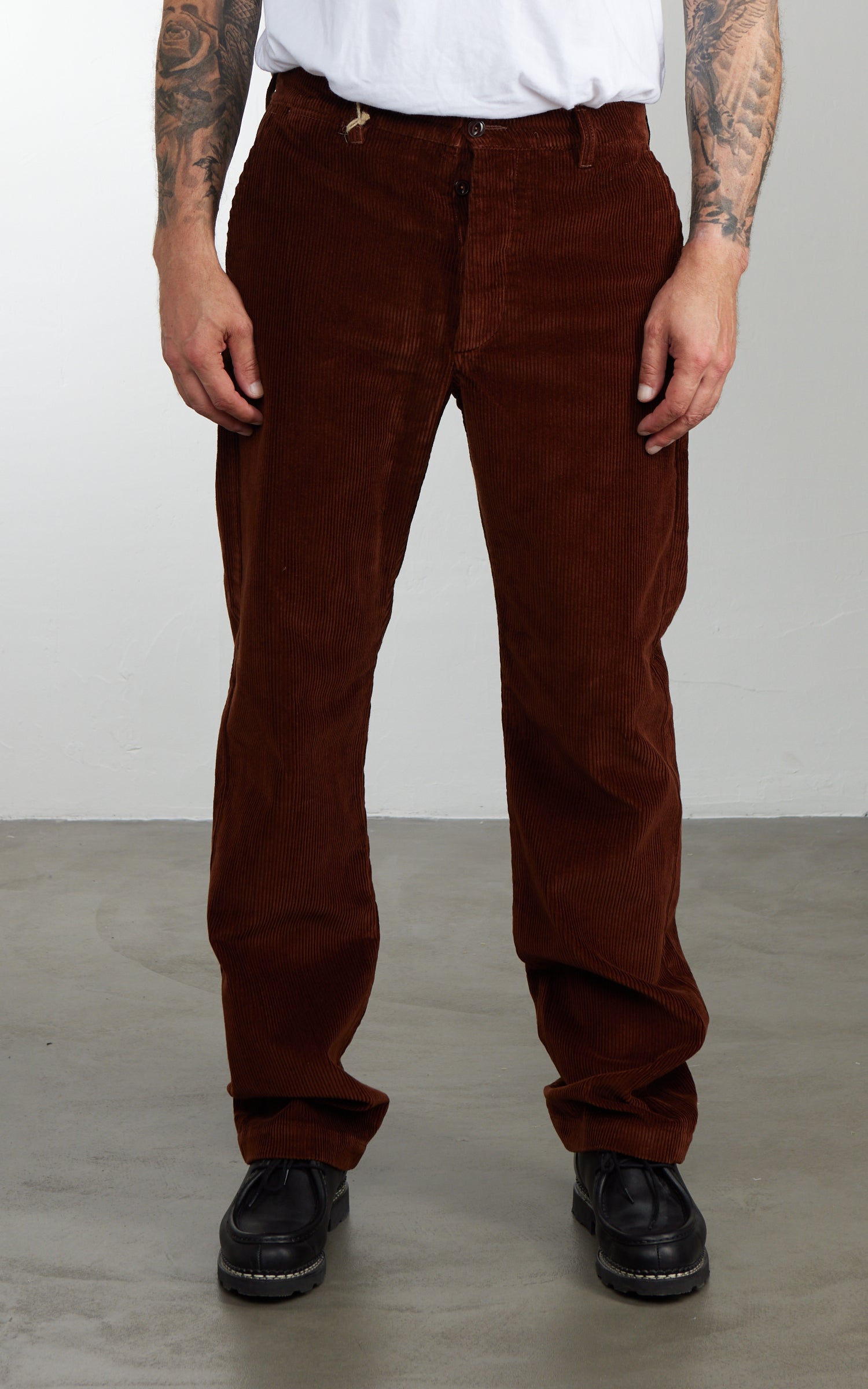 Tellason Chino Pant Kindermann Corduroy Brown