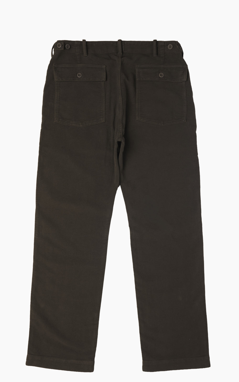Tellason Fatigue Pant Straight Greensburg Moleskin Chocolate Brown