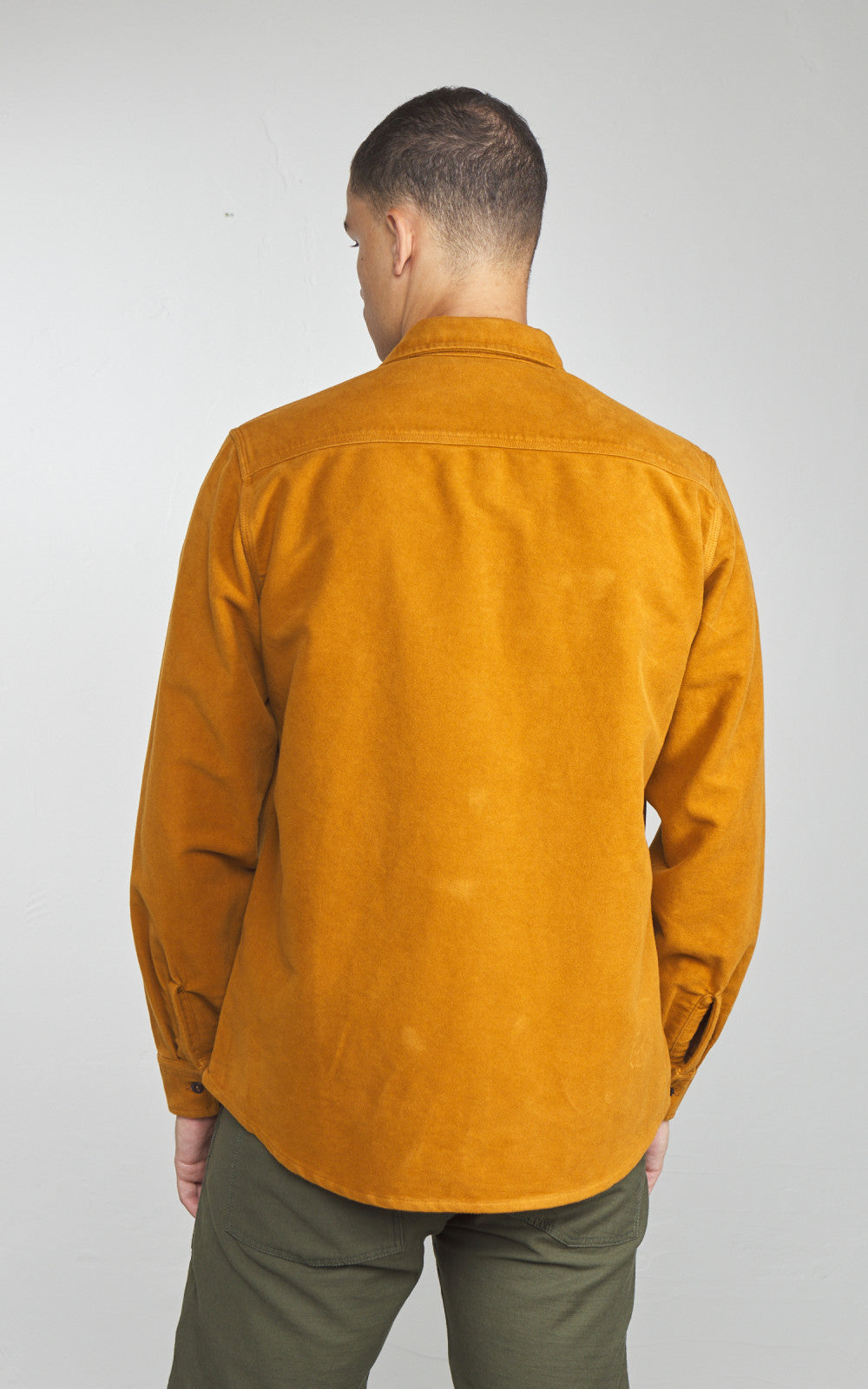 Tellason Utility Shirt Scledum Moleskin Ocher