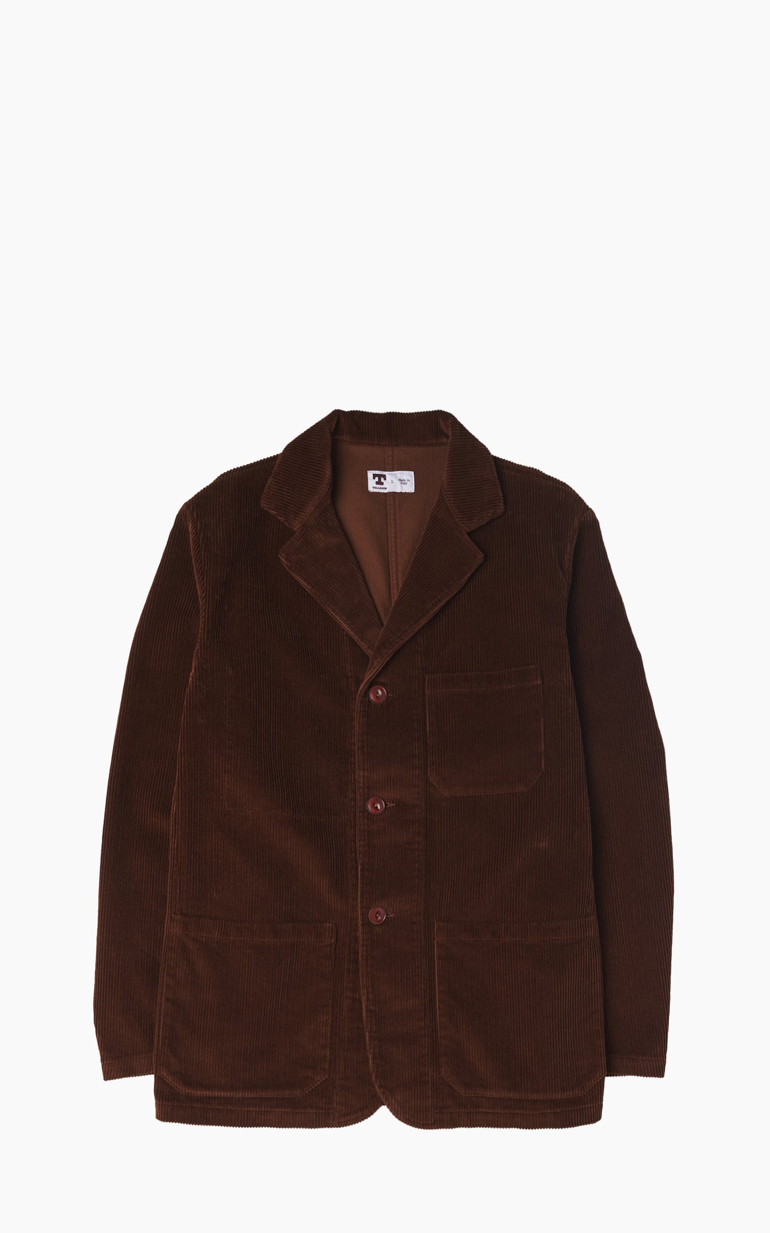 Tellason Work Blazer Kindermann Corduroy Brown