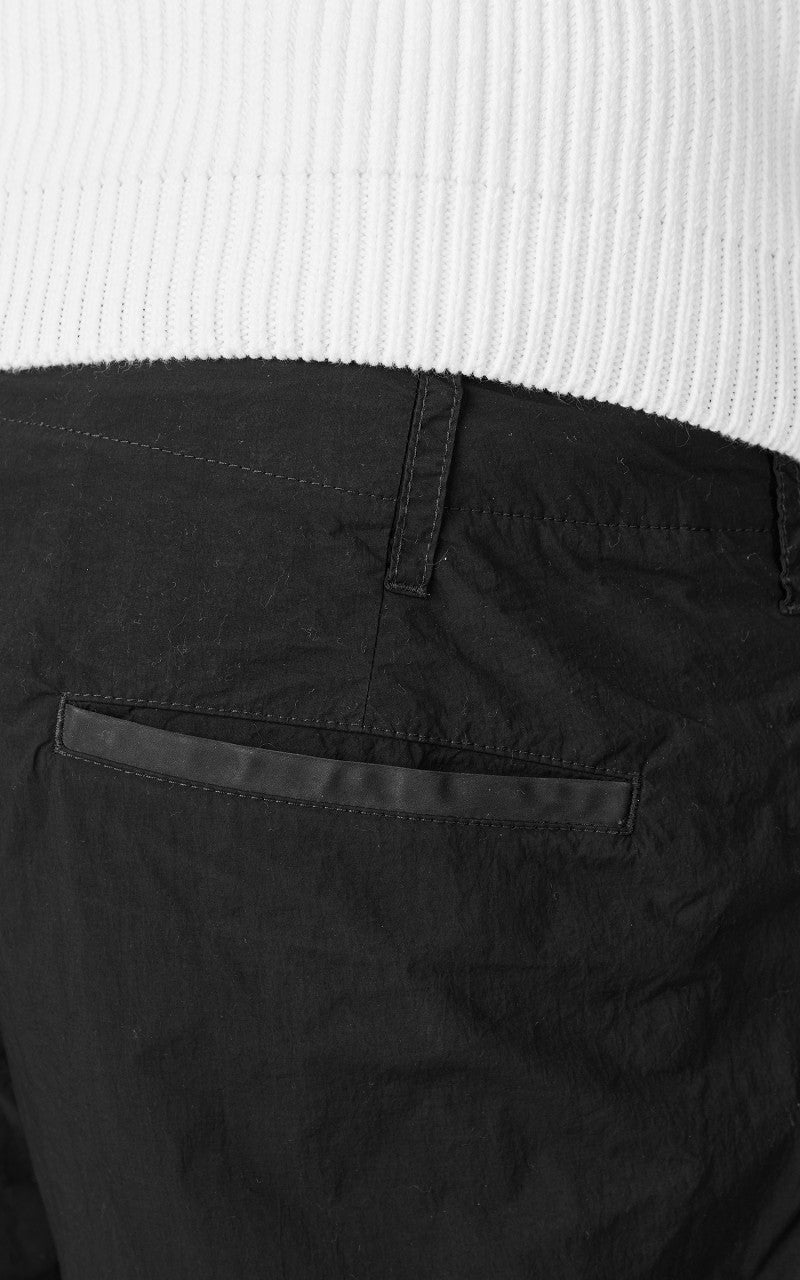 Ten C Cargo Pants With Front Flat Pockets Black