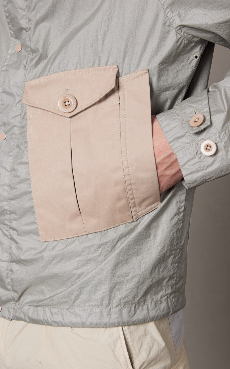 Ten C Tempest Combo Anorak Gauze White