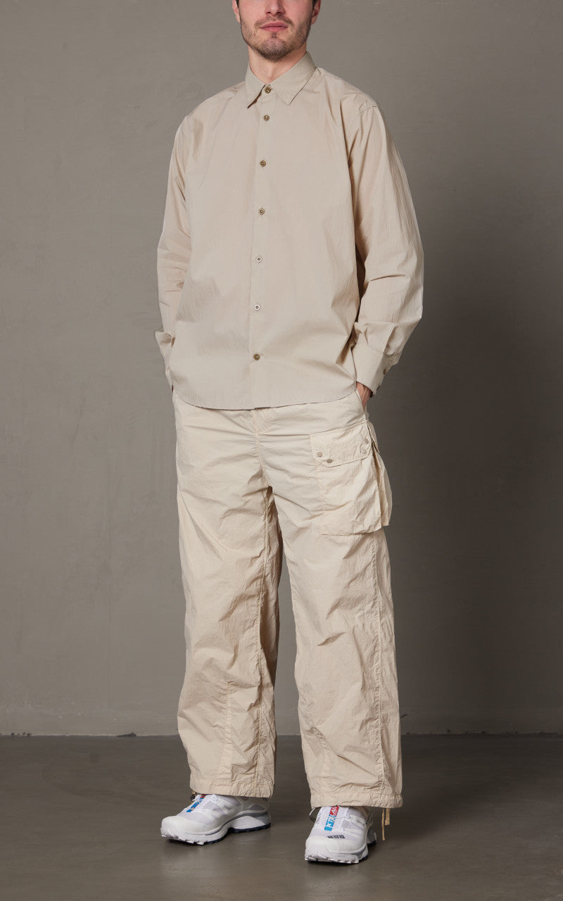 Ten C Lightweight L/S Shirt Light Brown
