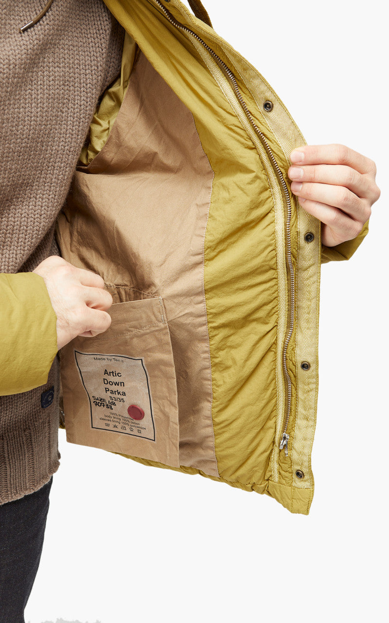 Ten C Artic Down Parka Mustard