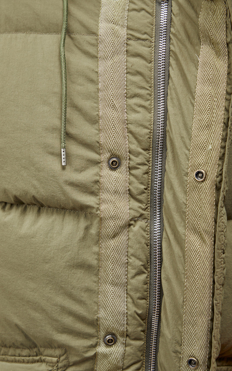 Ten C Polar Down Parka Olive
