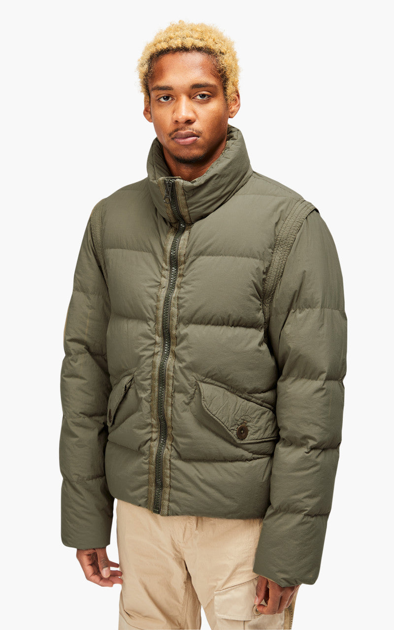 Ten C Austral Down Jacket Vest Olive