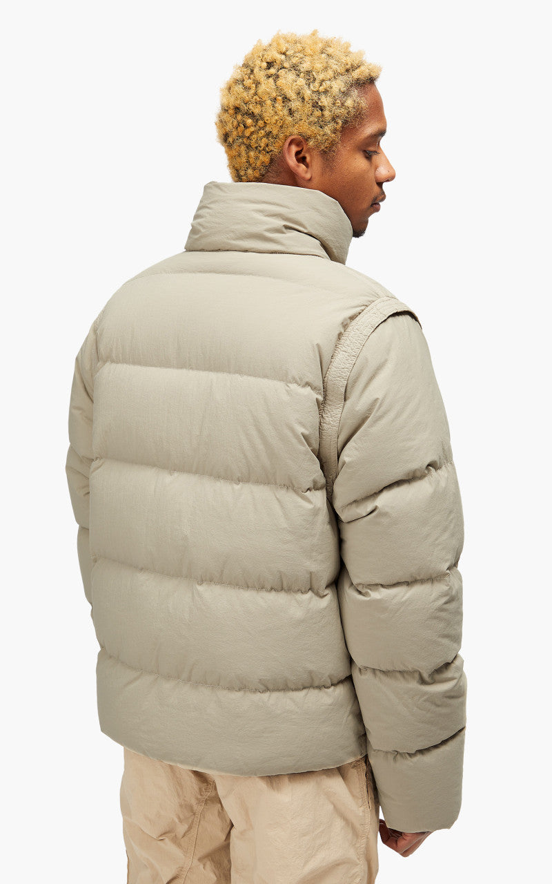 Ten C Austral Down Jacket Vest Taupe