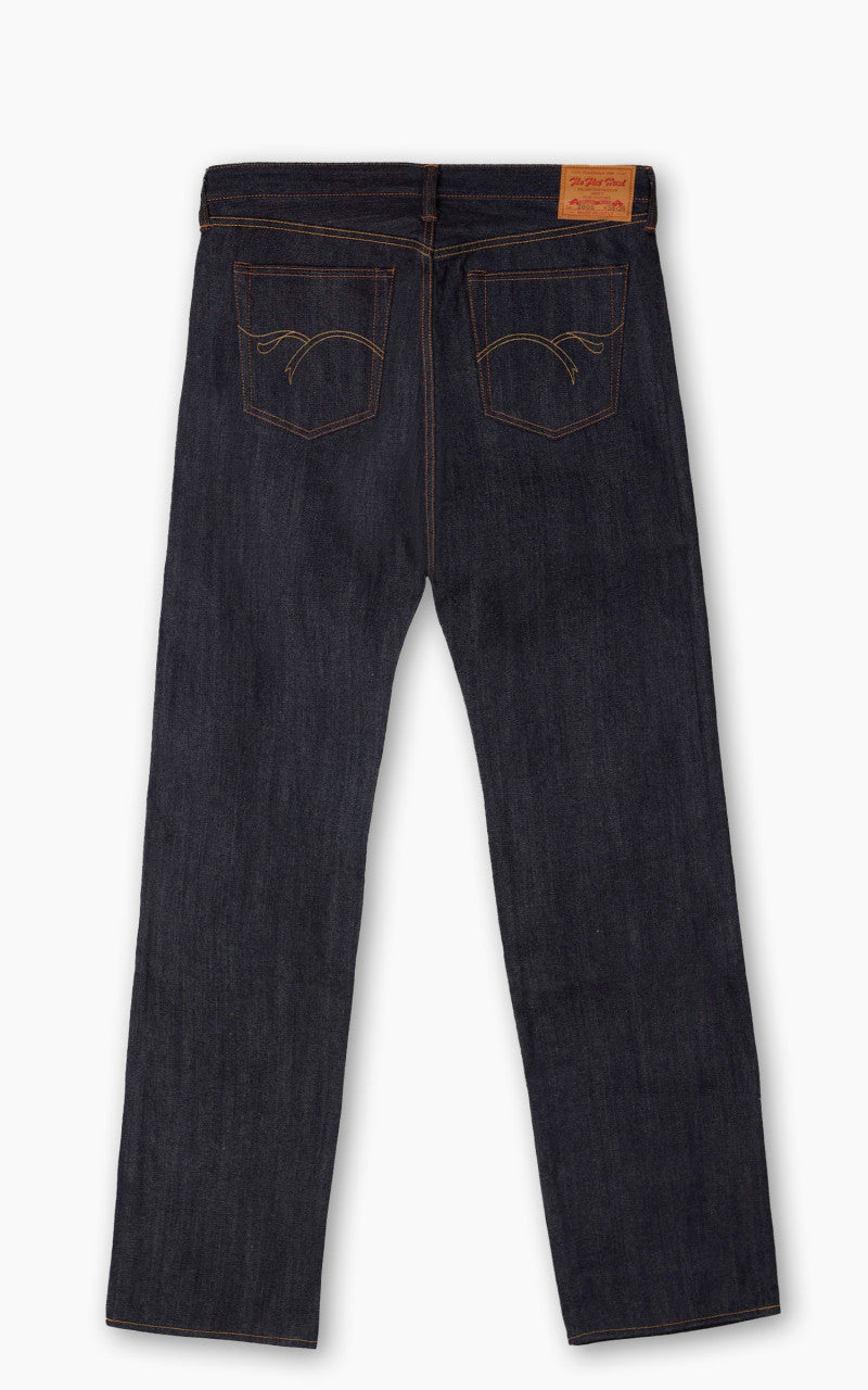 The Flat Head FN-3005N1XXX Straight Jeans Selvedge Unwashed Indigo
