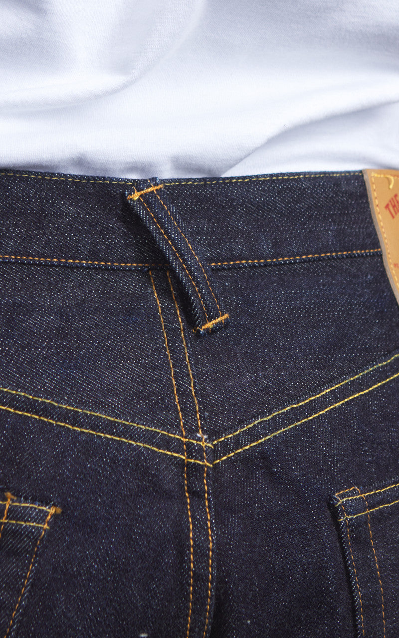 The Flat Head FN-8004 Wide Tapered Jeans Selvedge Indigo 18oz