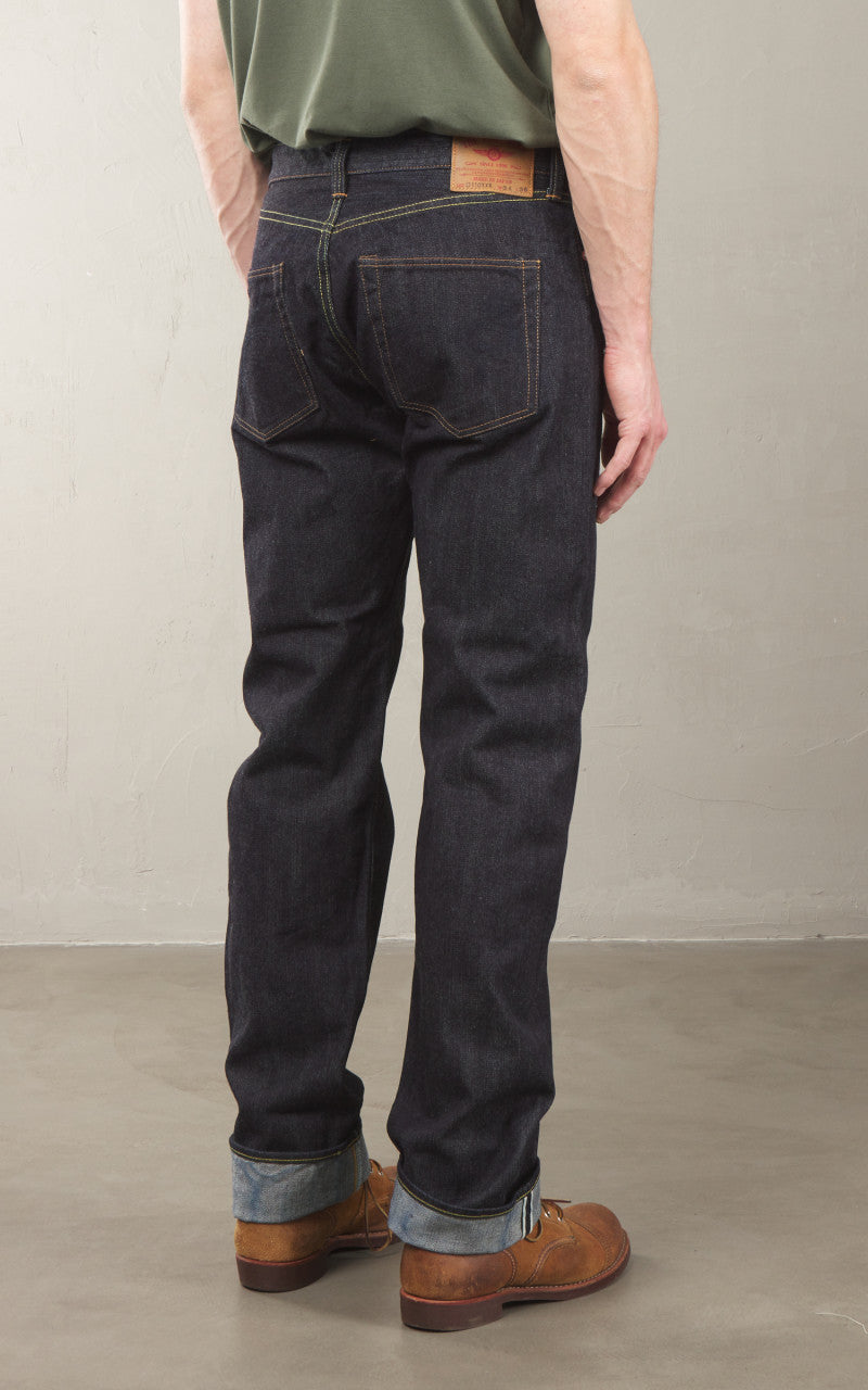 The Flat Head FN-D110 Regular Tapered Jeans Selvedge One Wash Indigo