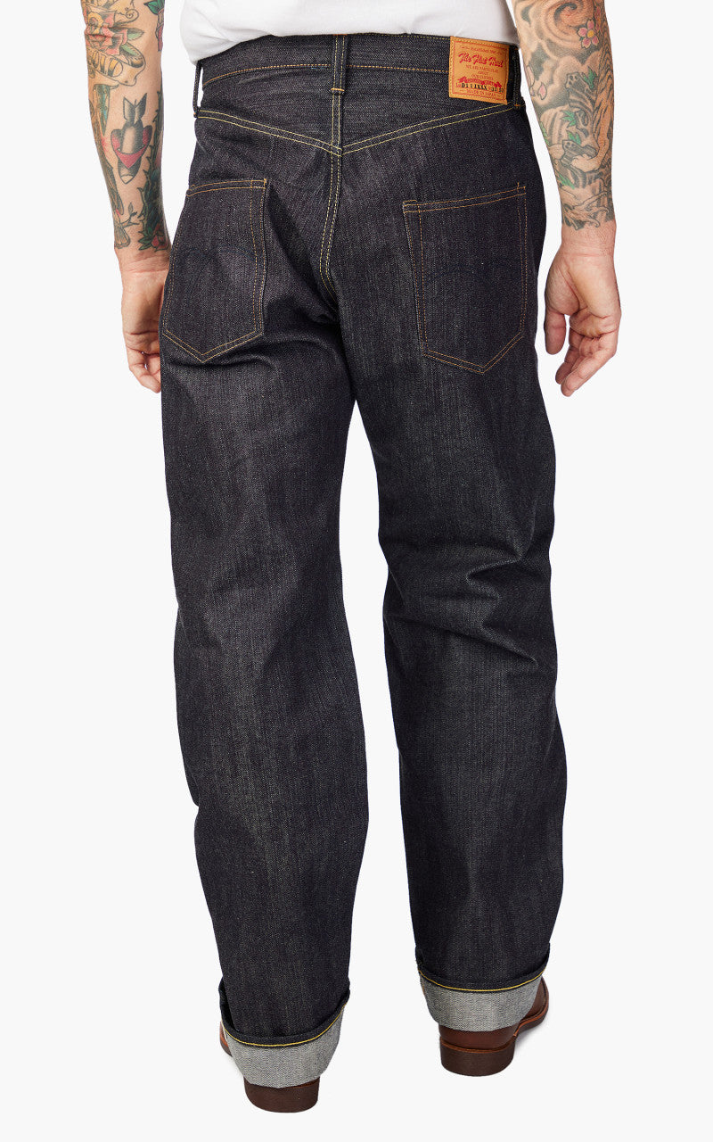 The Flat Head FN-D111XXX Wide Straight Jeans Selvedge Indigo