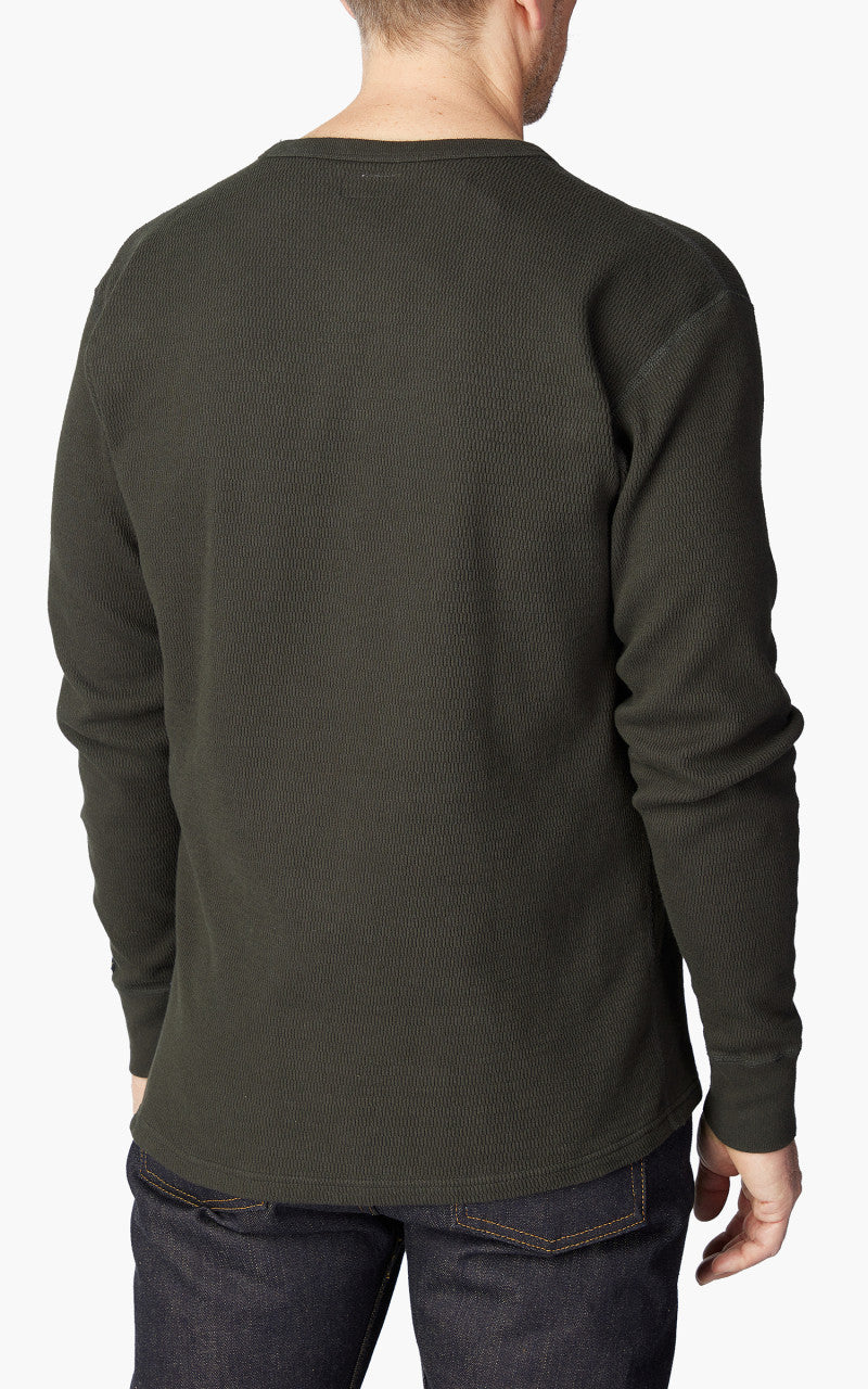 The Flat Head FN-THL-001 L/S T-Shirt Thermal Basic Light Black