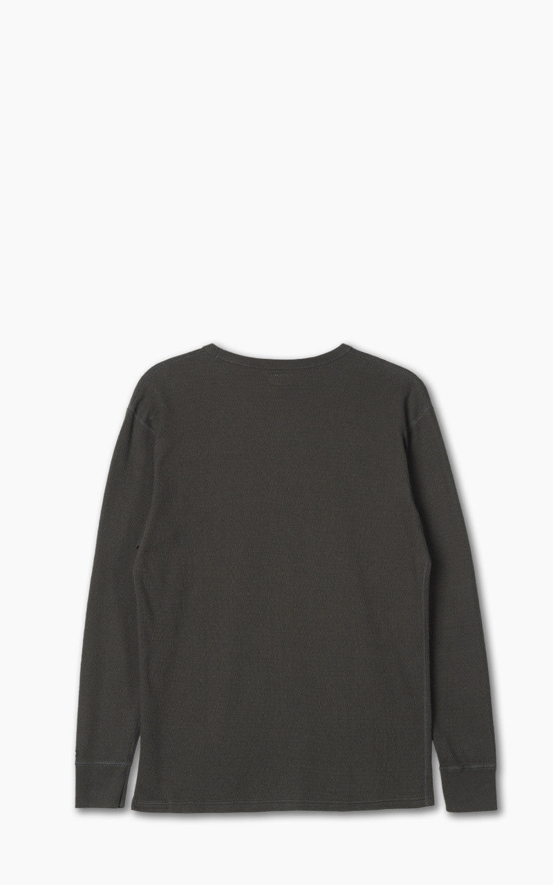 The Flat Head FN-THL-001 L/S T-Shirt Thermal Basic Light Black