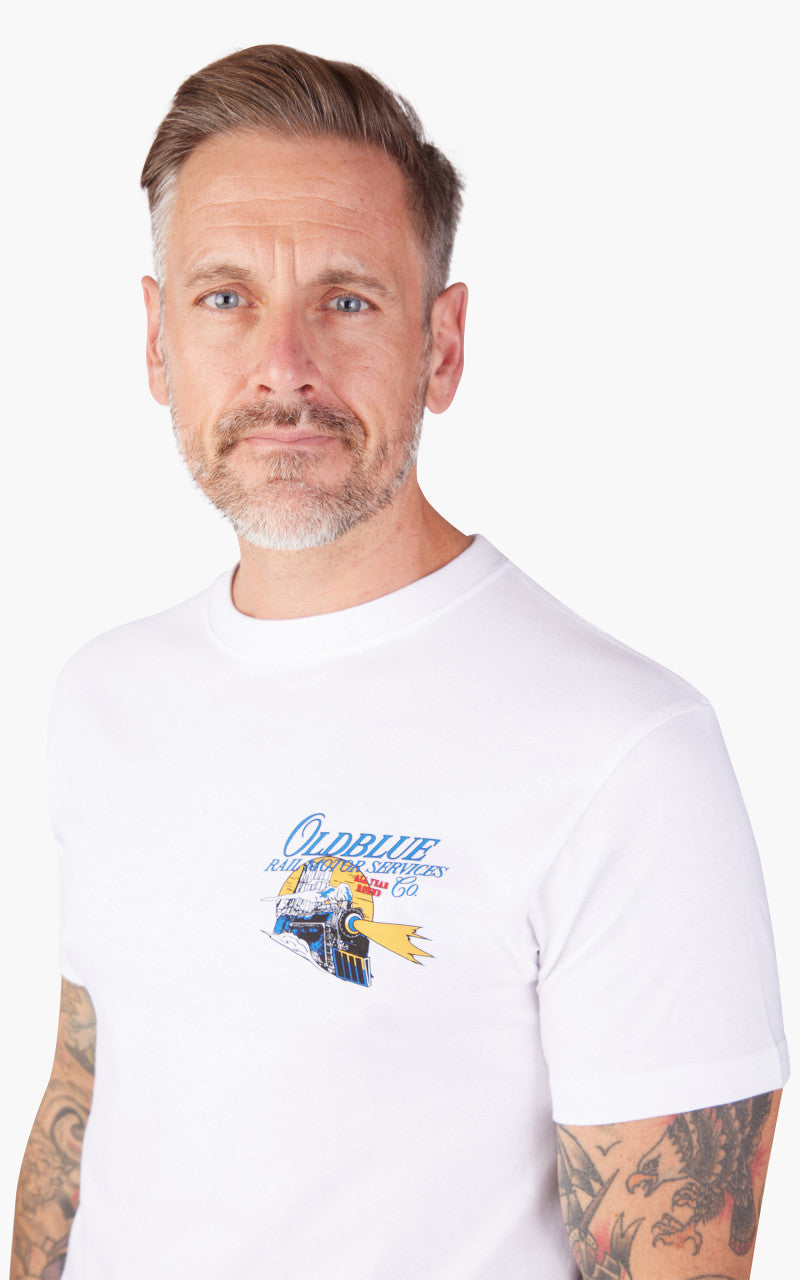 Oldblue Co. The Blue Tunnel Tee White