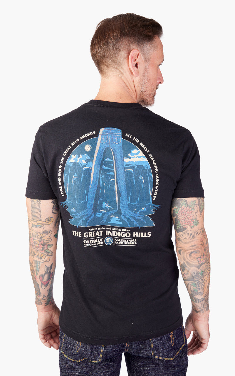 Oldblue Co. The Indigo Hills Tee Black
