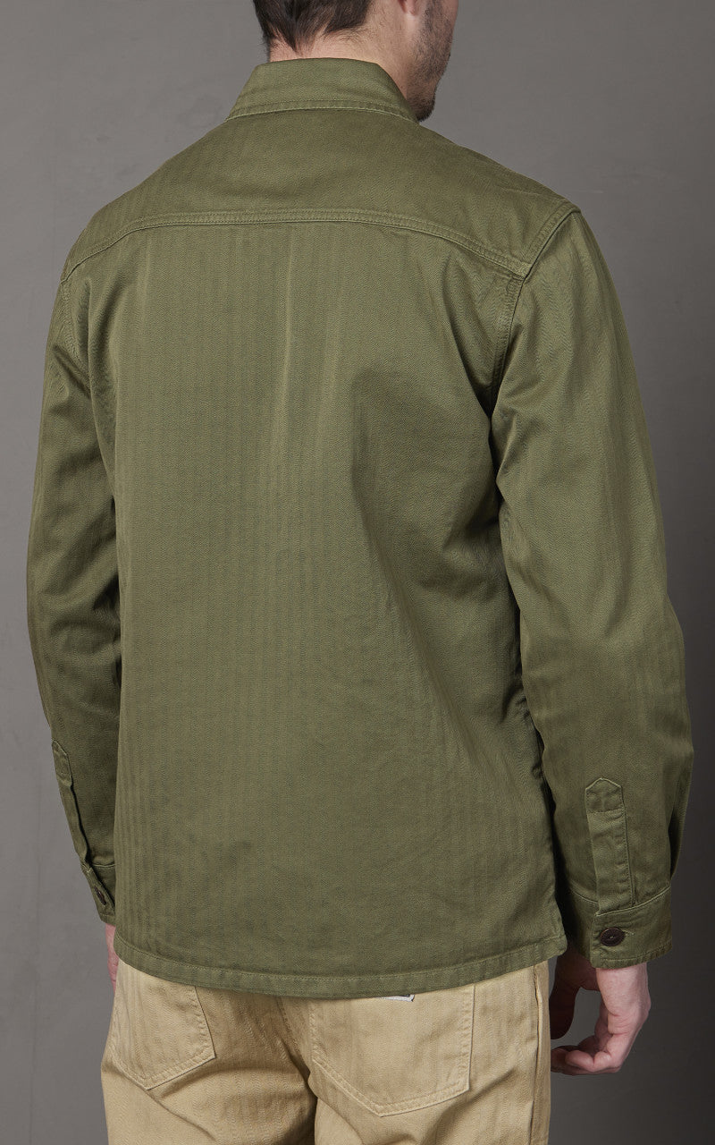 The Quartermaster WWII Fatigue Jacket HBT Olive