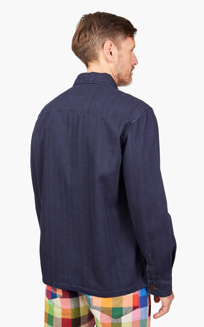 The Quartermaster WWII Fatigue Jacket HBT Indigo