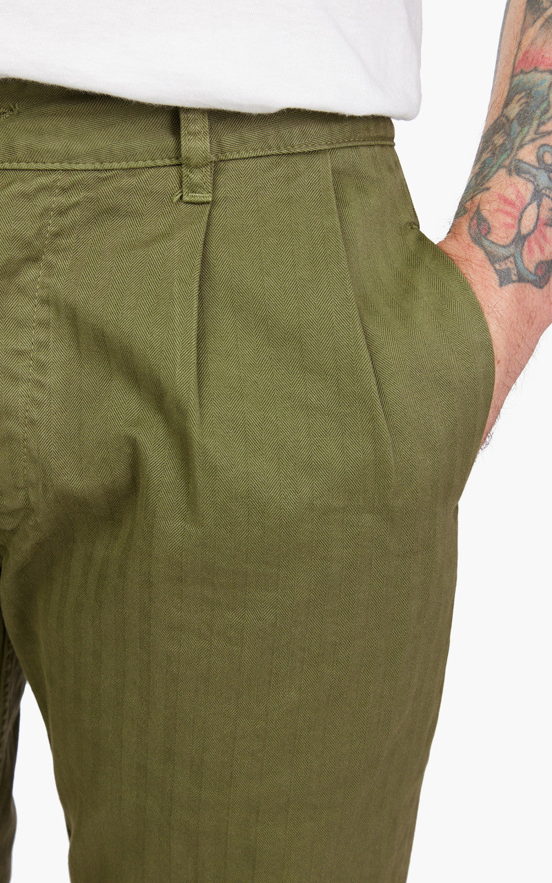 The Quartermaster French Chino HBT Olive