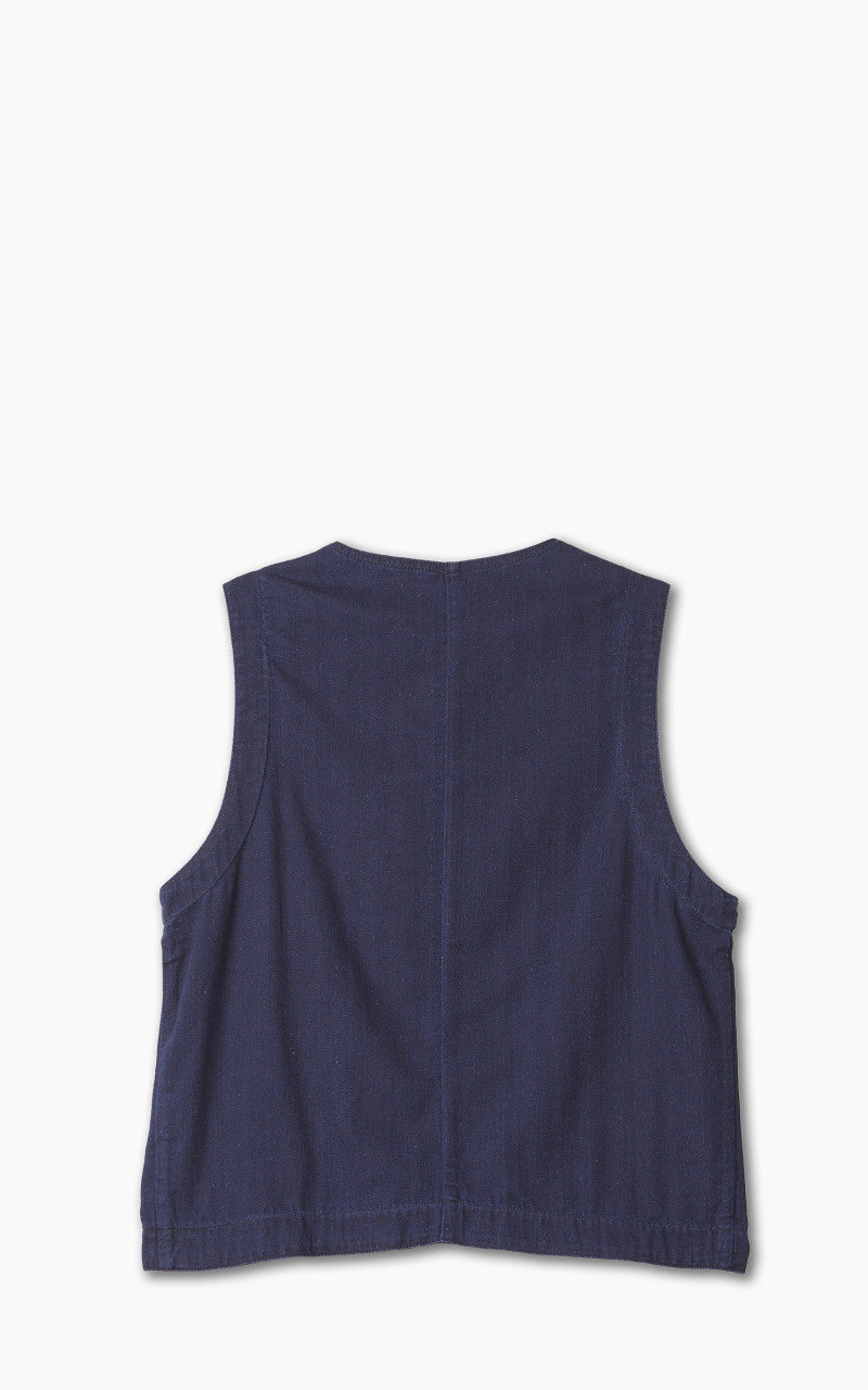 The Quartermaster Fisherman Vest Indigo