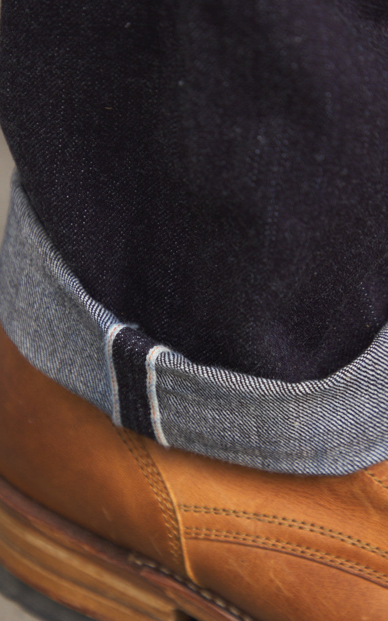 The Flat Head FN-3009 Regular Tapered Jeans Selvedge Indigo 14.5oz