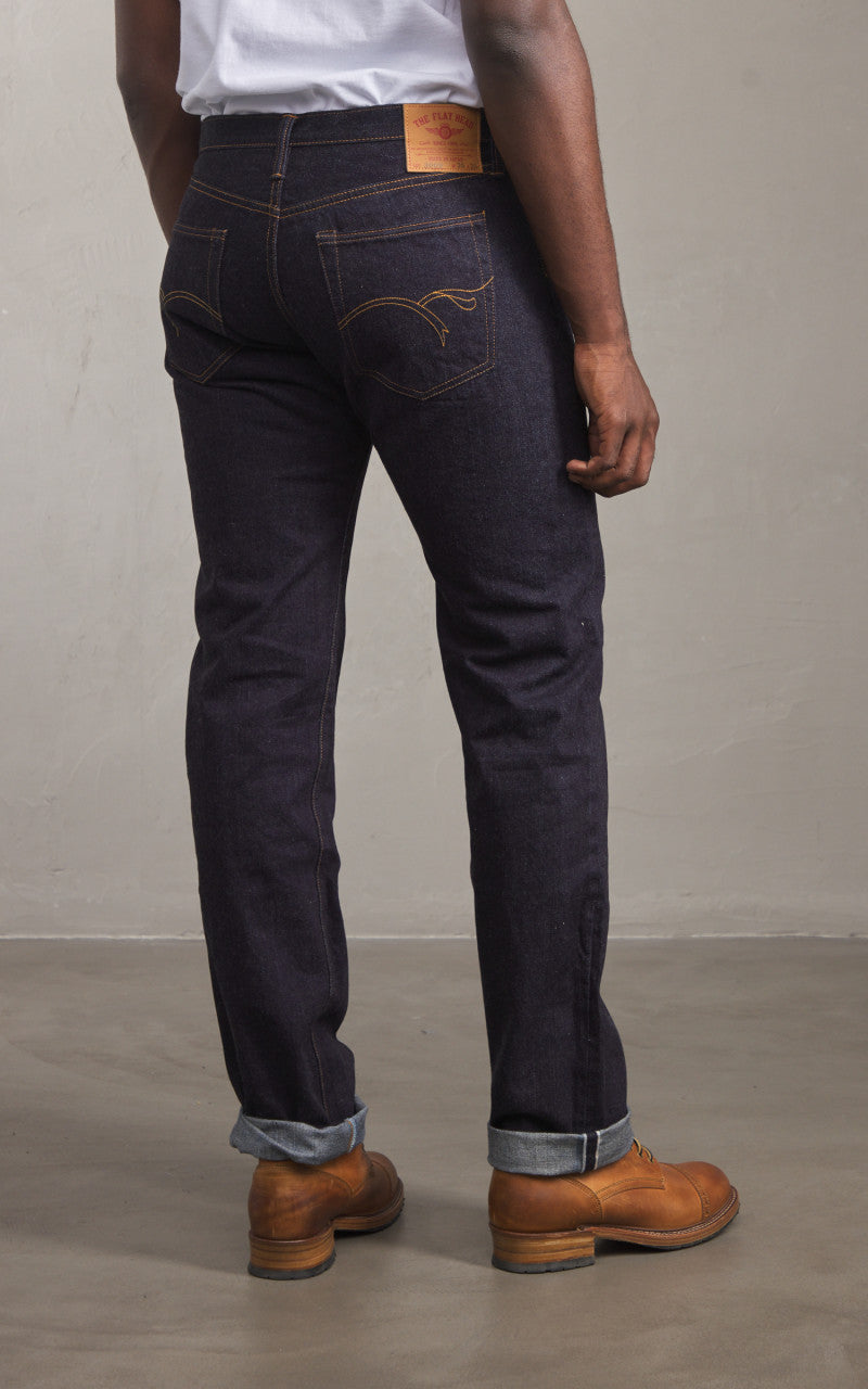 The Flat Head FN-3009 Regular Tapered Jeans Selvedge Indigo 14.5oz
