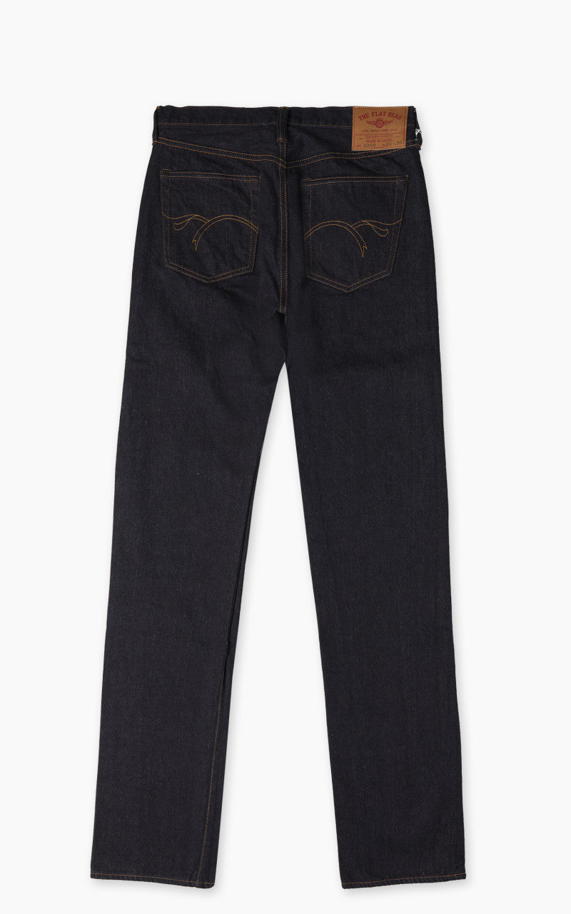 The Flat Head FN-3009 Regular Tapered Jeans Selvedge Indigo