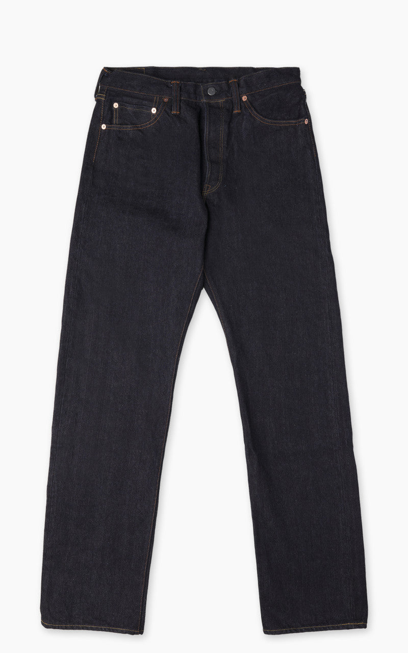 The Flat Head FN-8004 Wide Tapered Jeans Selvedge Indigo 18oz