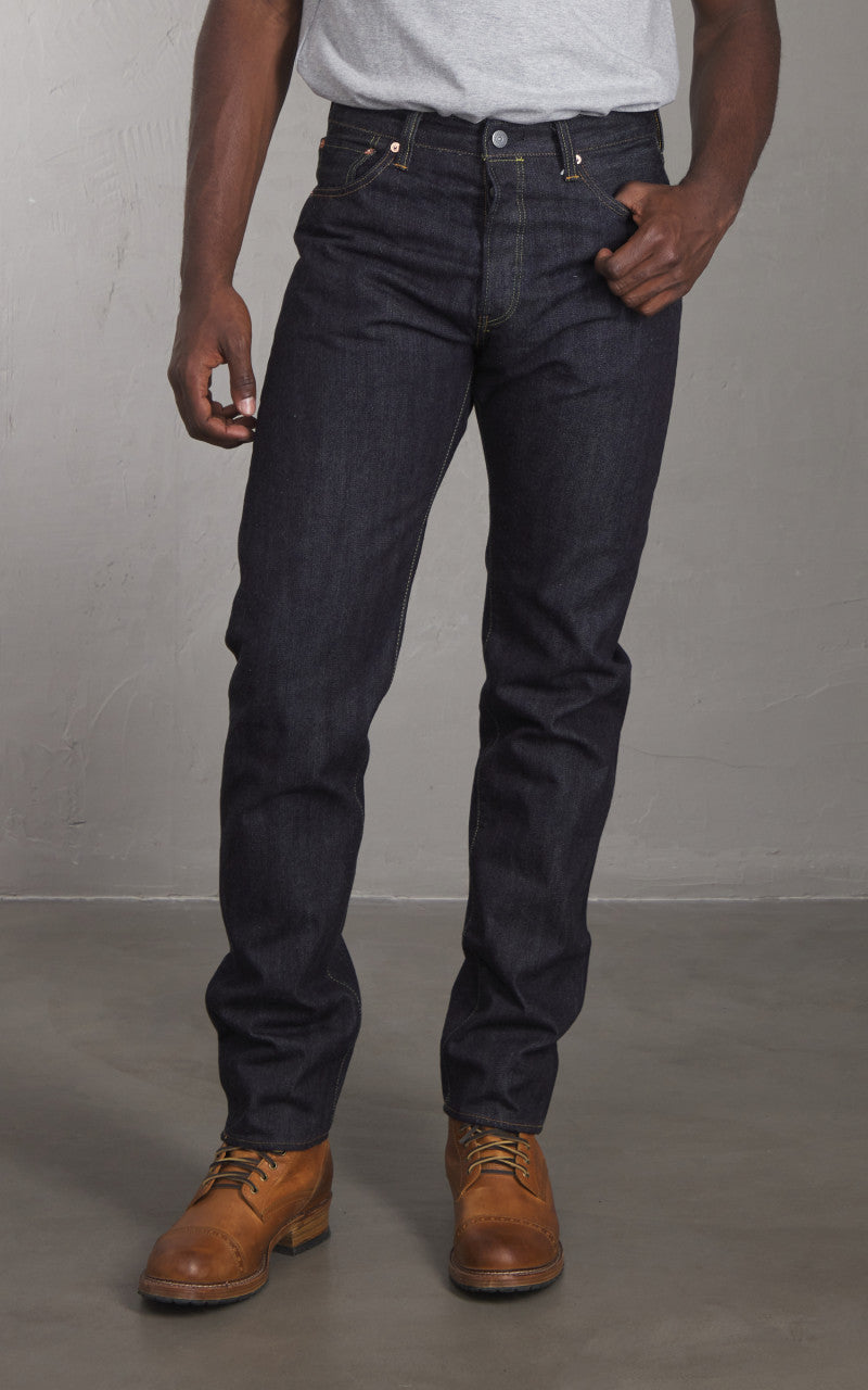 The Flat Head FN-D112 Wide Tapered Jeans Selvedge Indigo 14.5oz