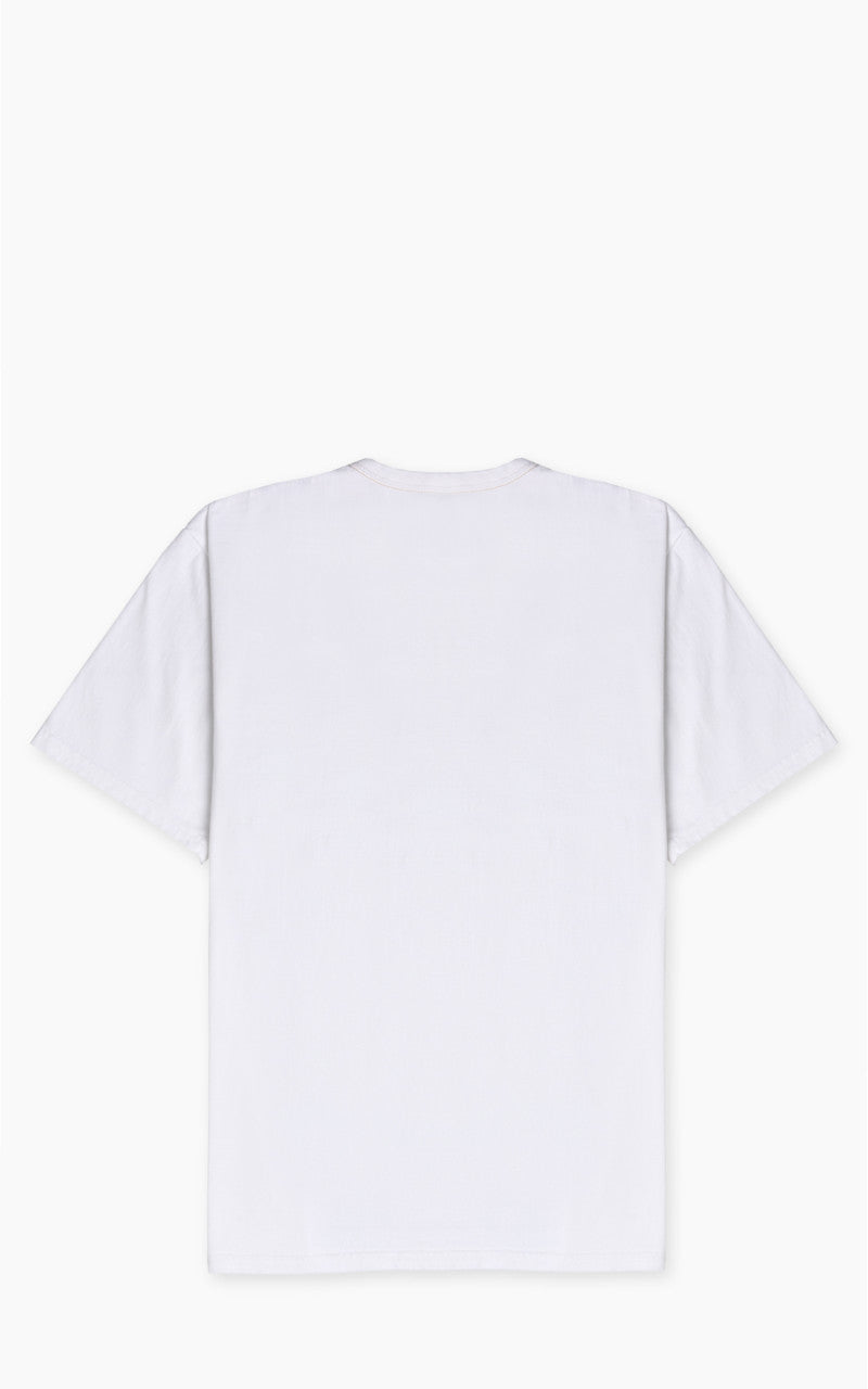 The Flat Head FN-THC-101 Plain T-Shirt White