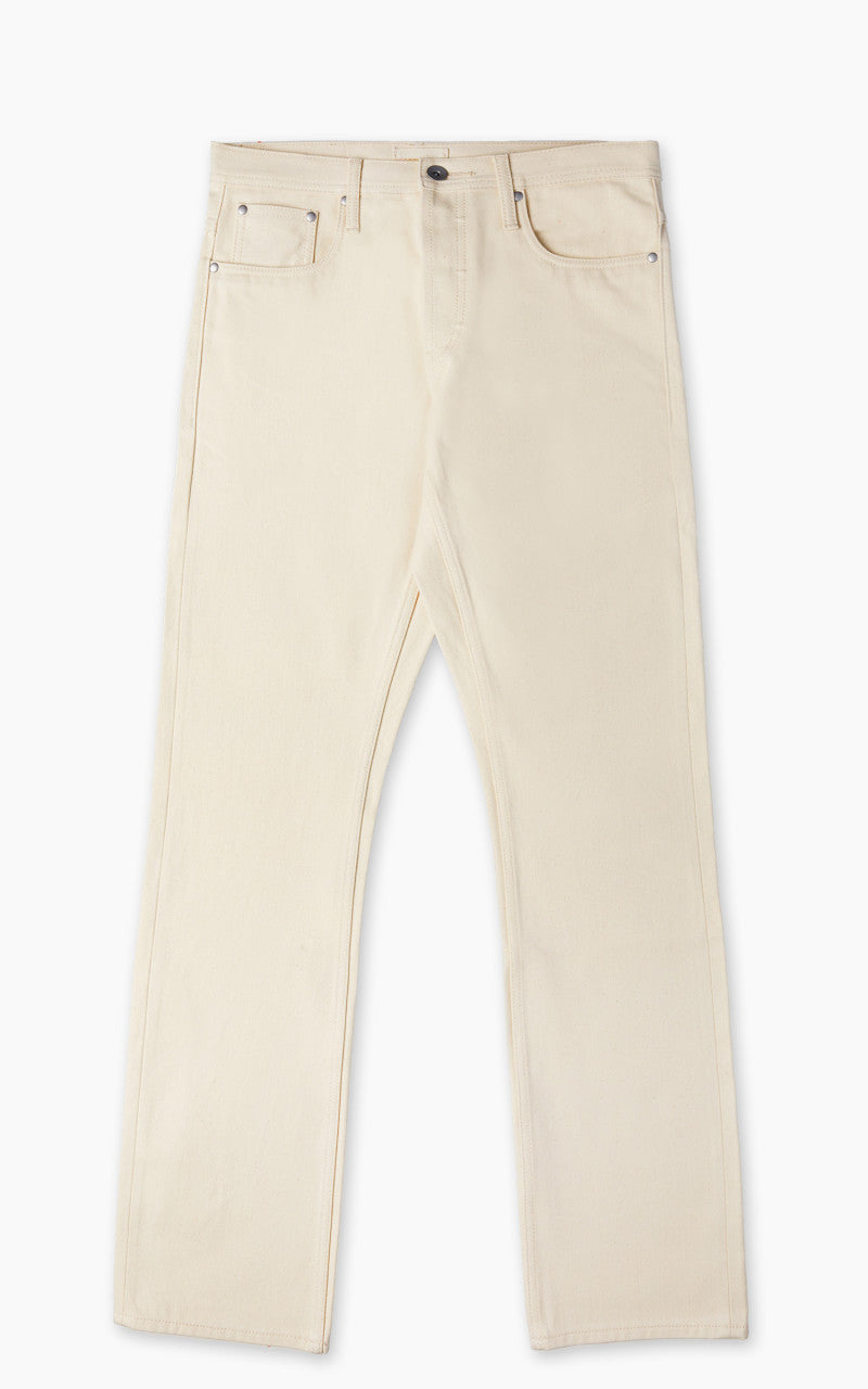 The Unbranded Brand UB397 Straight Fit Selvedge Ecru 13.5oz