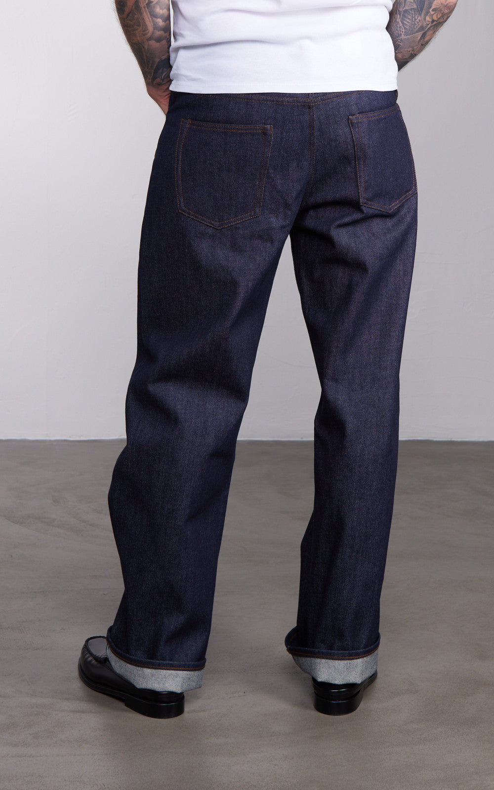 The Unbranded Brand UB701 Wide Fit Selvedge Indigo 14.5oz