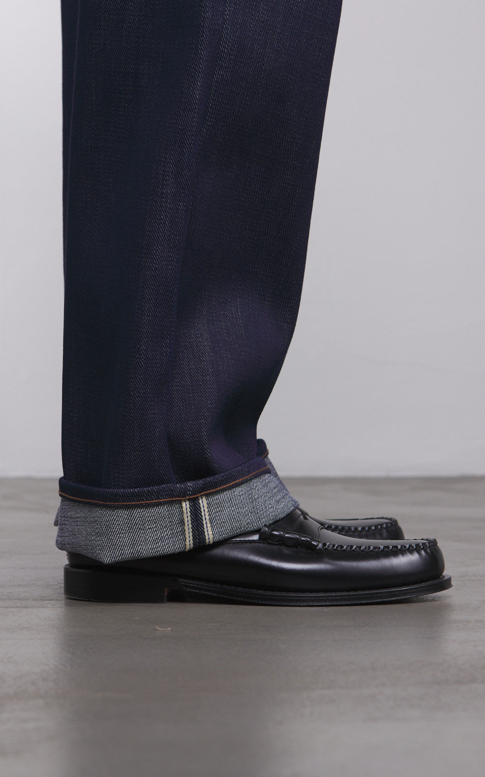 The Unbranded Brand UB721 Wide Fit Heavyweight Selvedge Indigo 21oz