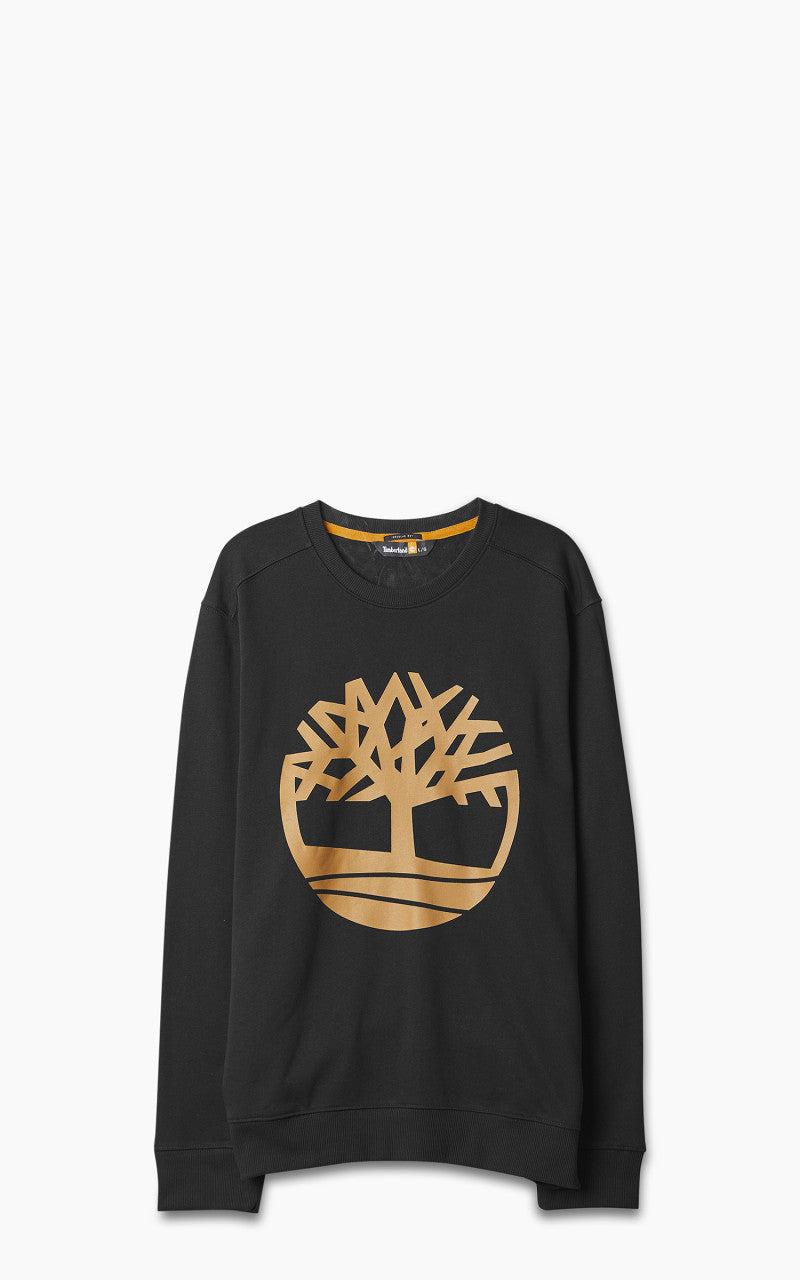 Timberland Tree Logo Crewneck Sweater Black/Wheat