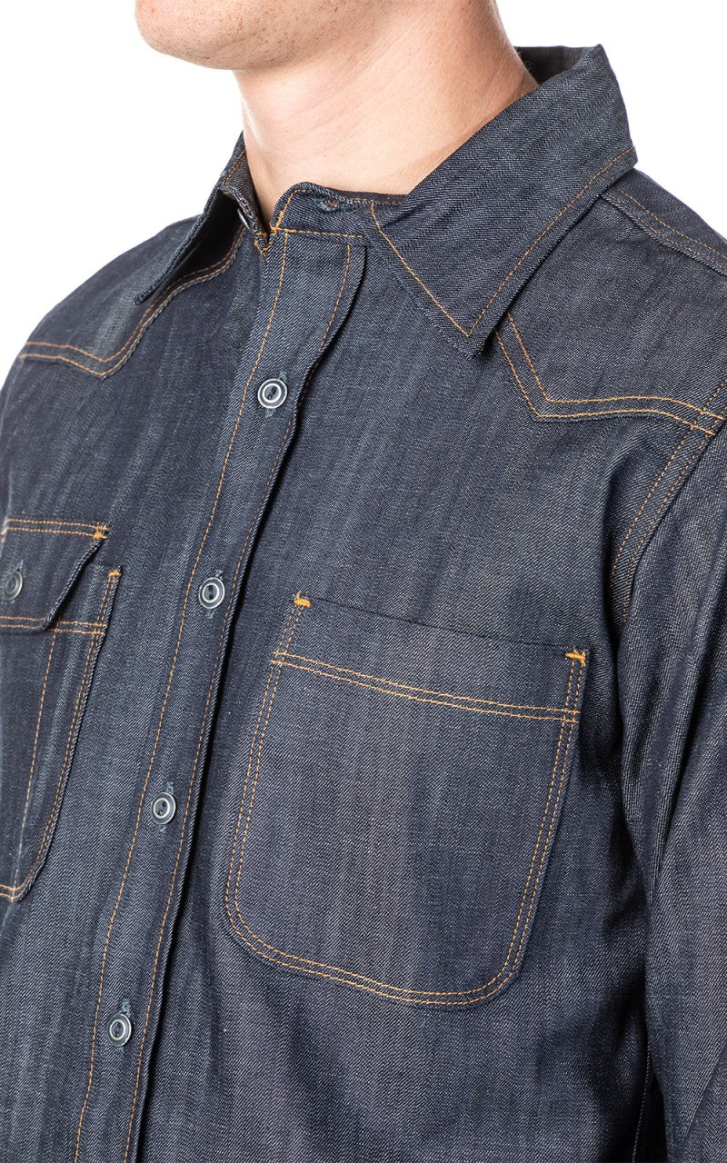 Tellason Topper Denim Shirt Indigo