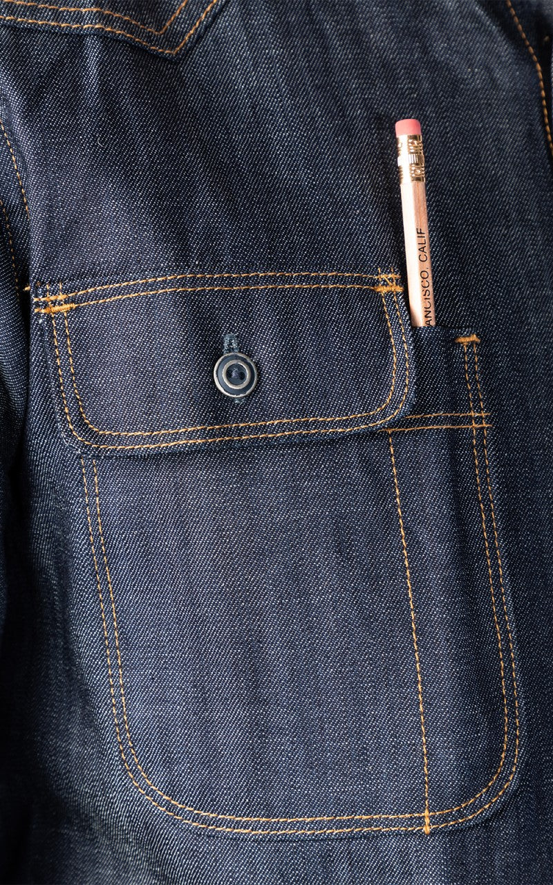 Tellason Topper Denim Shirt Indigo