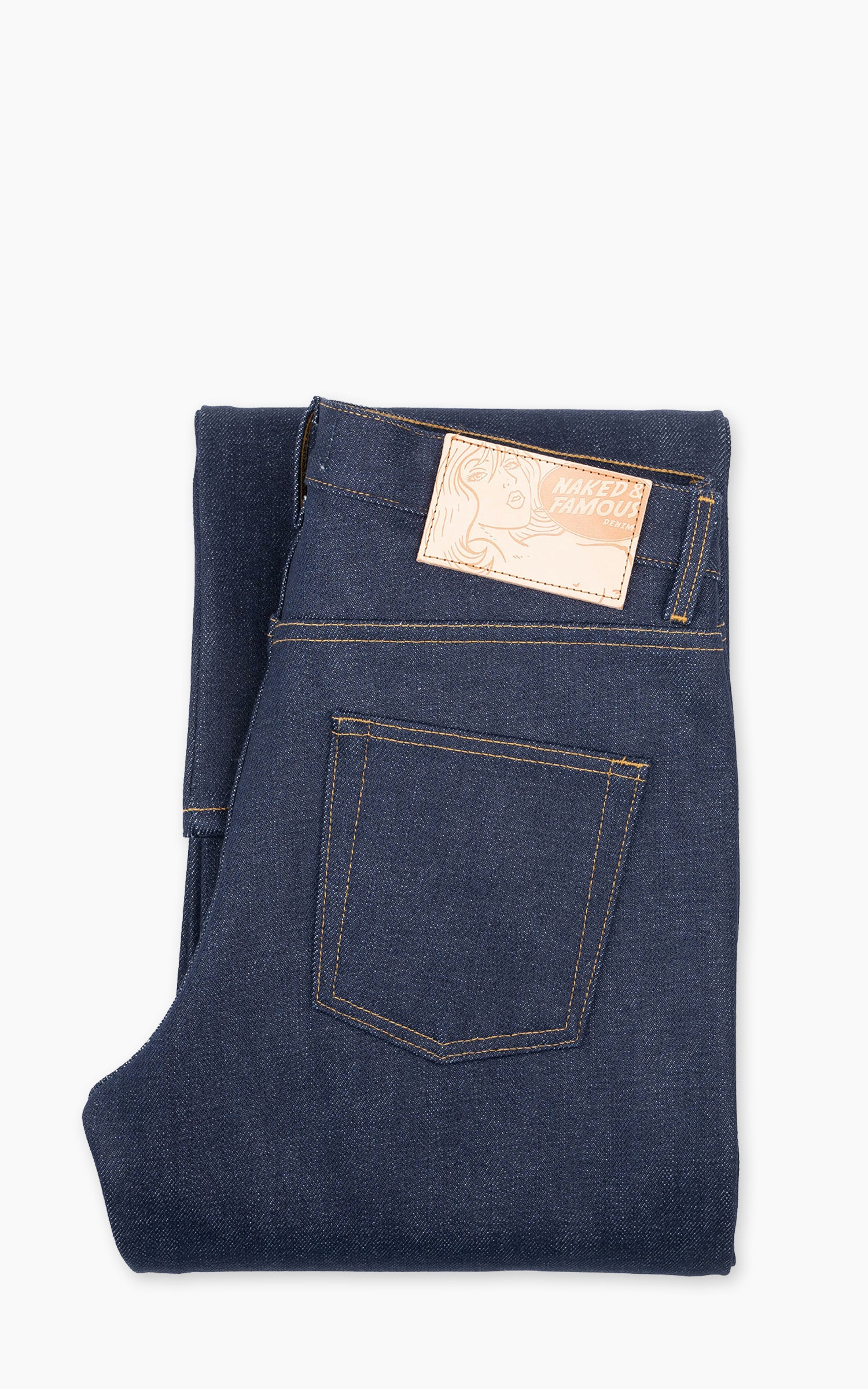 Naked & Famous Denim True Guy Elephant 14 - Dirty Elephant Selvedge Indigo 20oz