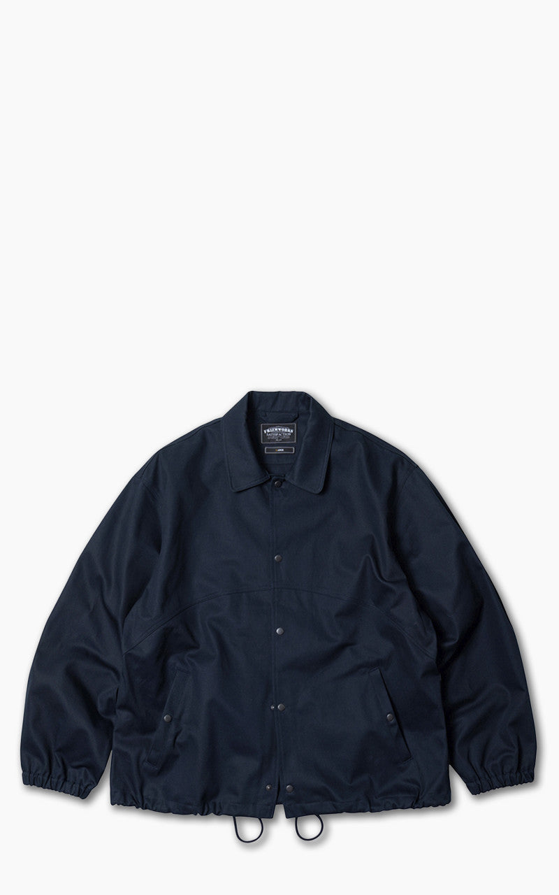 FrizmWORKS Twill Cotton Coach Jacket Navy