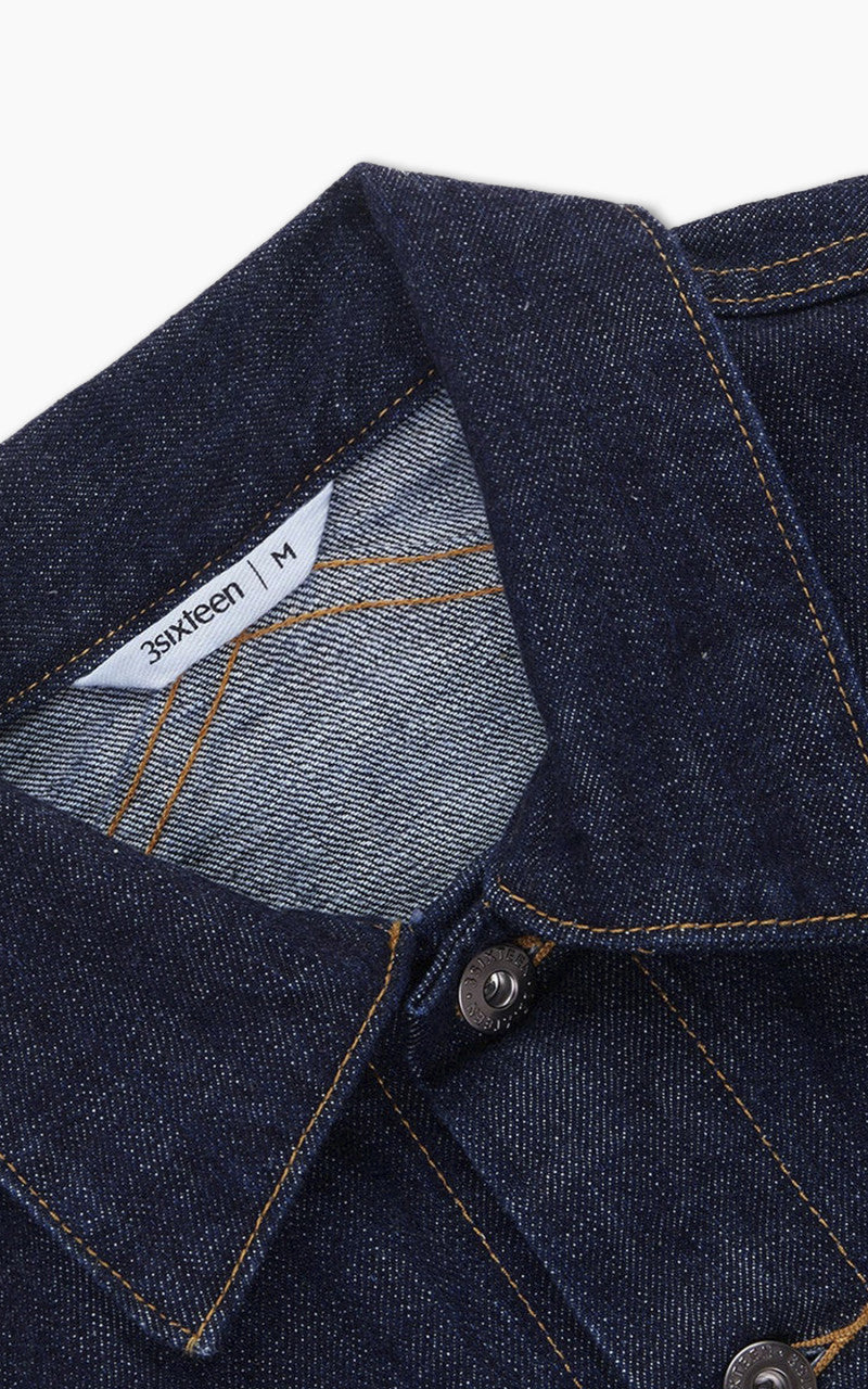 3sixteen Type 3S Denim Jacket Burkina Faso Selvedge Indigo