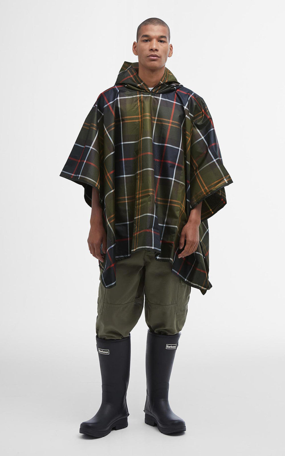 Barbour Tartan Poncho Showerproof Classic
