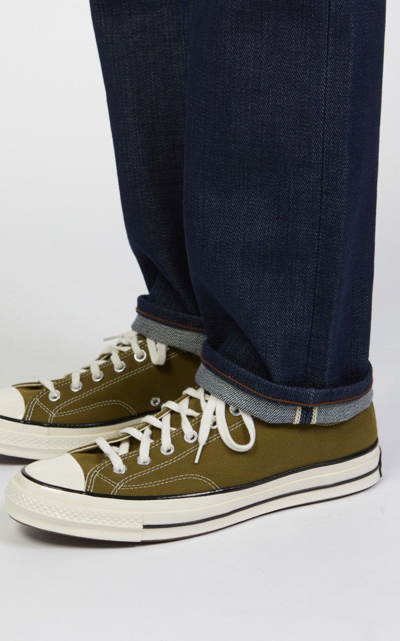 The Unbranded Brand UB121 Skinny Fit Heavyweight Selvedge Indigo 21oz