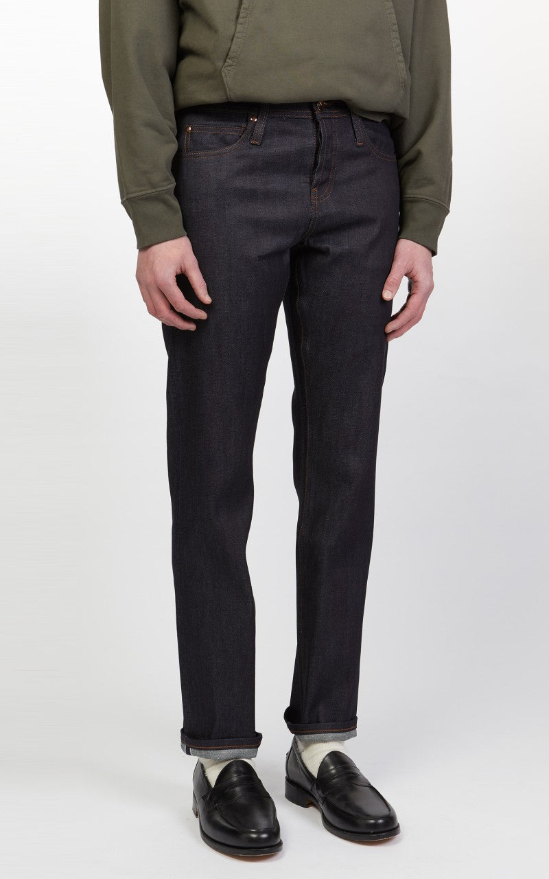 The Unbranded Brand UB122 Skinny Fit Stretch Selvedge Indigo 11oz