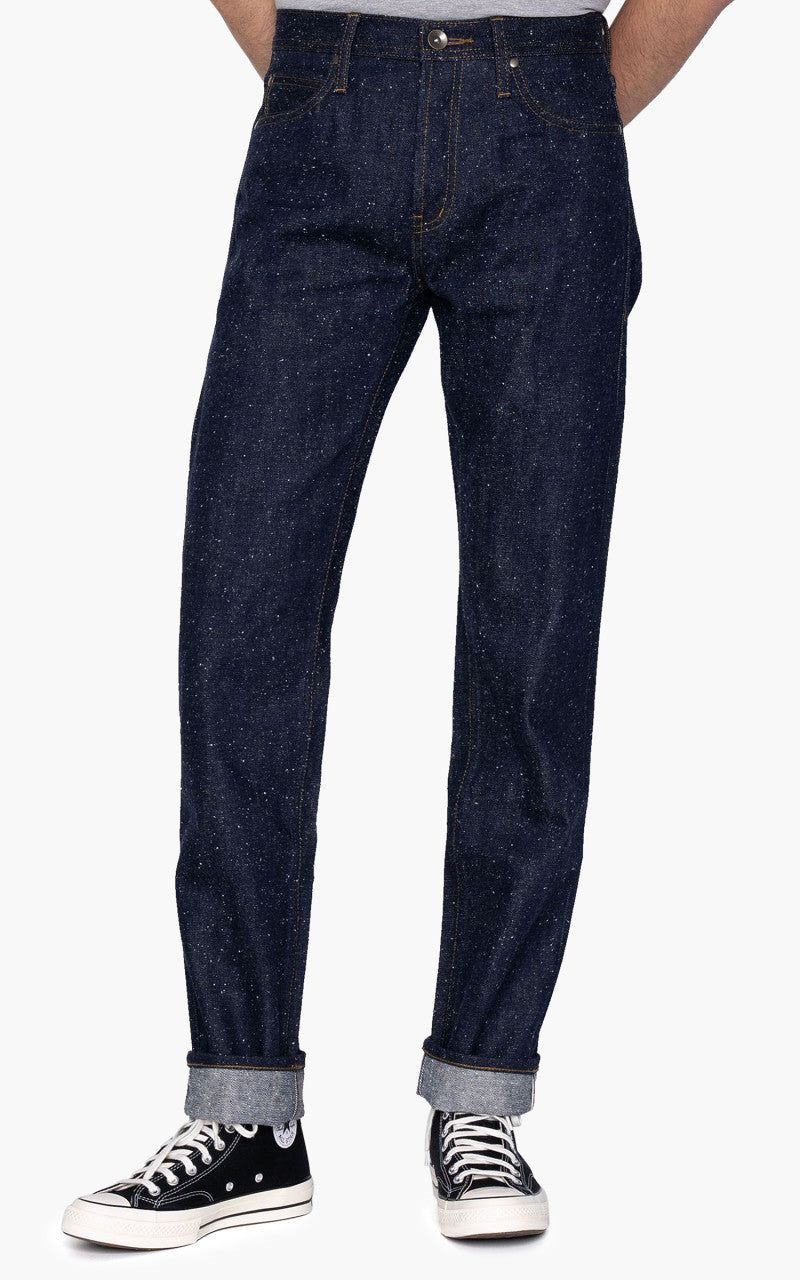 The Unbranded Brand UB143 Skinny Fit Heavyweight Neppy Selvedge 18oz